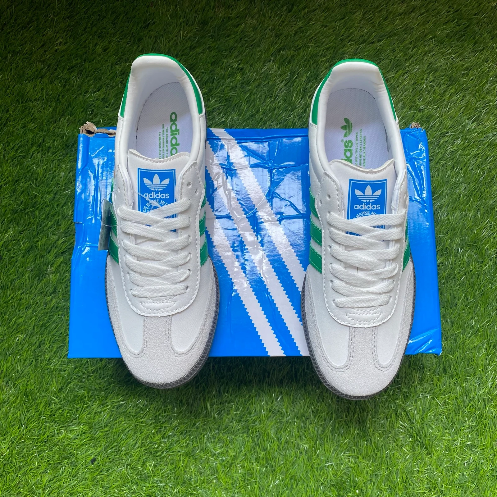 Adidas Samba OG White Green | Size 39 | New | With Box – photo 2